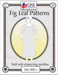 Shift With Drawstring Neckline Late 18th Century