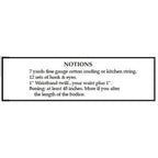 Notions