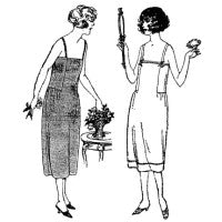 Ladies' and Misses' Slip-on Costume Slip: Circa 1923-28