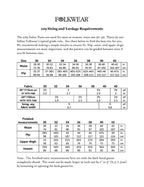 Sizing and Yardage