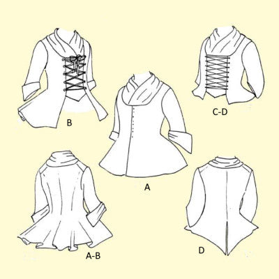 4 styles from 1750 to 1780