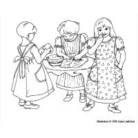 Girls' Edwardian Apron