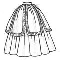 1851 Petal Ballgown Skirt