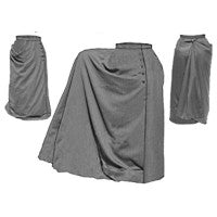 1883 Riding Habit Skirt