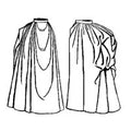 1889 Draped Skirt