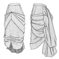 1880 Hermione Overskirt