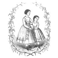1869 Princess Dress for Young Girls