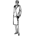 Ladies' Jumper with Surplice Closing