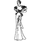 Ladies' Floor Length Evening Gown