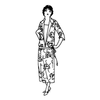 Ladies' One-Piece Dress Suitable for Stout Figure