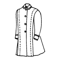 Girl's Coat: Circa 1899