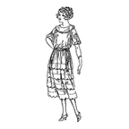 Misses' Tucked Slip-over Dress