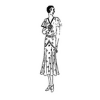 Women's and Misses' Frock with Flared Skirt