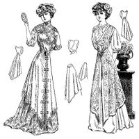 Ladies' Tunic Overblouse: 1908