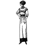 Ladies' Costume with Yoke Guimpe