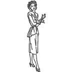 Misses' and Women's Two-Piece Dress with Peplum