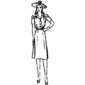 Ladies' and Misses' Button-Front Dress