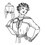 Ladies' Shirt Waist: Circa 1913