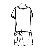 Little Girl's Drop Waist Dress