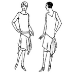 Ladies' and Misses' Slip-on Dress: Circa 1926-1928