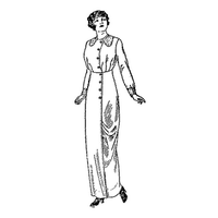 Ladies' Costume: Circa 1912-1913