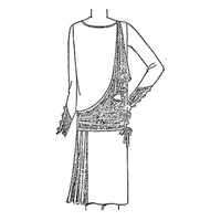 Ladies' and Misses' Slip-on Slightly Bloused Dress