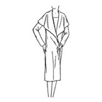 Ladies' and Misses' Wrap-around Coat