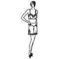 Ladies' and Misses Dance Set