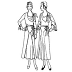 Dress with Side-tie Collar