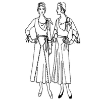 Dress with Side-tie Collar