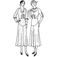 Dress with Gathered Neckline