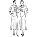 Dress with Gathered Neckline