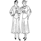Dress with Gathered Neckline