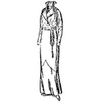 Ladies' Dress with Sash