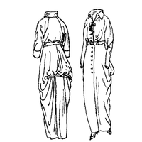 Ladies' Dress: Circa 1913-1914