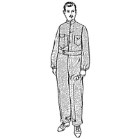 Men's Overall Suit
