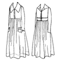 Misses' Empire Dress, Pleated or Gathered Skirt