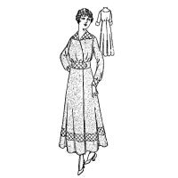 Ladies' Dress: Circa 1921