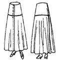 Ladies' Three or Four Piece Skirt
