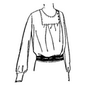 Ladies' Waist, Two Styles of Sleeve and Collar