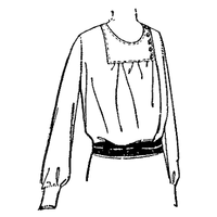 Ladies' Waist, Two Styles of Sleeve and Collar