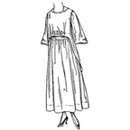 Ladies' Dress: Circa 1916-1917