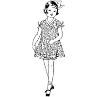 Girls' Sun Dress with Bloomers