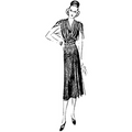 Ladies' and Misses' Dress with Shrug