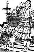Navajo Blouse and Skirt