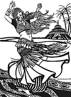 Tribal Style Belly Dancer
