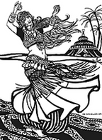 Tribal Style Belly Dancer