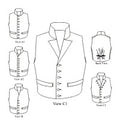 Man's Single Breasted Waistcoat, 1790-1815