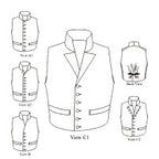 Man's Single Breasted Waistcoat, 1790-1815