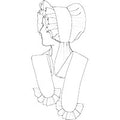 Women's Night Cap c. 1790-1820